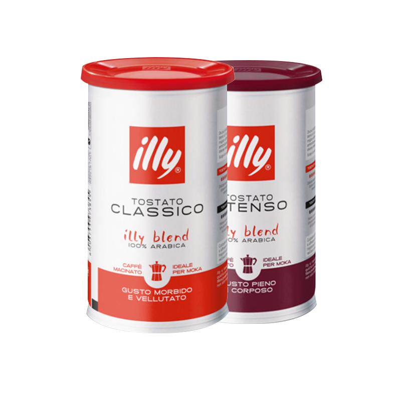 【自营】illy意利咖啡粉原罐装进口阿拉比卡单品中度烘焙手冲意式