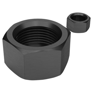 GB6171细牙螺母强度六角加厚螺帽细丝细8.8级M12M14M16M20*1.5