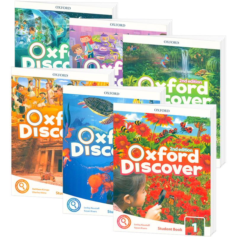 oxford discover新版第二版牛津少儿英语教材oxforddiscover 1-6