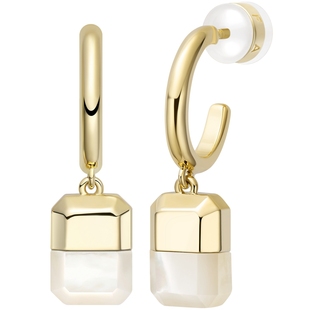 HEFANG何方珠宝幸运方糖耳环耳钉轻奢耳饰新年礼物