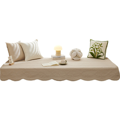 花落雨纯棉面料飘窗垫亲肤无静电