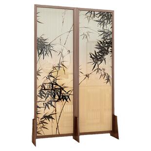 高档实木中国风屏风隔断玄关客厅折叠移动新中式房间分割神器卧室