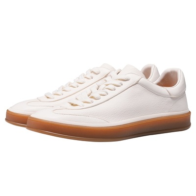 特吕弗春夏季新鹿皮德训鞋男