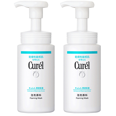 【清凉节】curel珂润保湿/控油泡沫洗面奶正装/补充装敏感肌