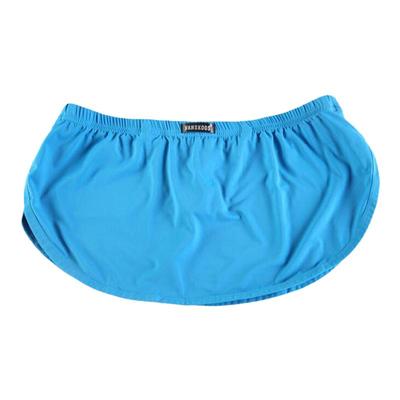 裙裤男内裤两片式开裆短裤