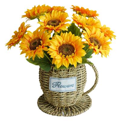 向日葵仿真花太阳花干花绢花