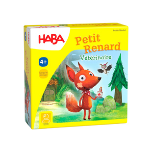 德国HABA早教玩具逻辑思维桌游游戏302797小狐狸医生4岁专注匹配