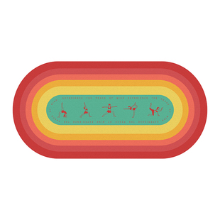 新款室内隔音减震加厚降噪瑜伽垫健身专用防滑静音家用跳绳运动垫