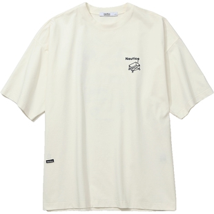 【官方正品】nautica白帆 日系中性露营印花短袖潮流T恤TW5121