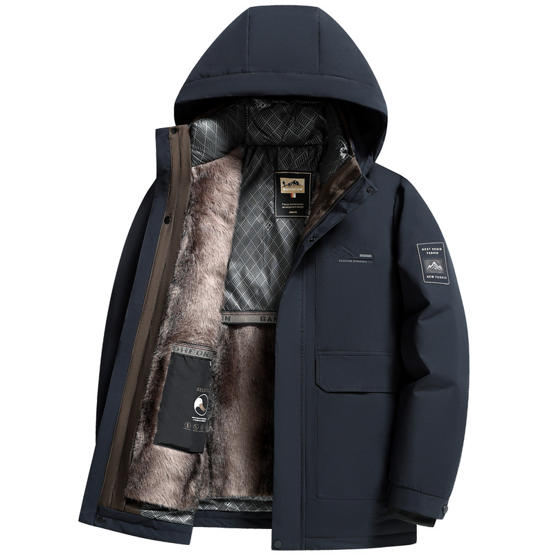 啄木鸟中年男90绒可拆内胆羽绒服