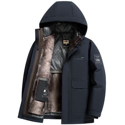 啄木鸟中年男90绒可拆内胆羽绒服