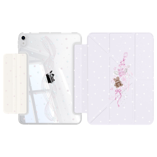 兴菲iPad11保护壳全包边无笔槽隔断搭扣笔袋Air8代真机开模11英寸透明亚克力3Y折无笔槽硬壳防摔苹果10平板壳