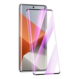 适用红米note13pro+钢化膜曲面全屏覆盖高清防摔保护note13手机膜抗蓝光防指纹redminote13pro水凝膜全包小米