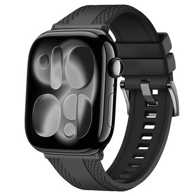 适用iwatch表带氟橡胶柔软舒服