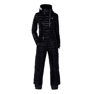 【C系列】Tittallon体拓时尚双板滑雪服女加厚羽绒连体滑雪衣套装