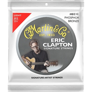 Martin马丁MSP4100/7100磷铜民谣木吉他弦线M140黄铜琴弦一套6根