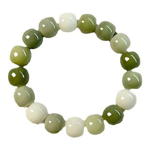 绿了个芭蕉春日宴菩提手串盘玩女孩子海盐冰淇淋菩提根绕指柔文玩