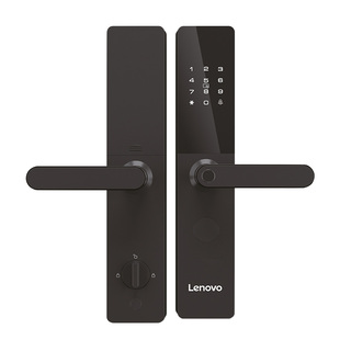 Lenovo联想智能门锁半自动指纹锁家用入户防盗门公寓电子密码锁