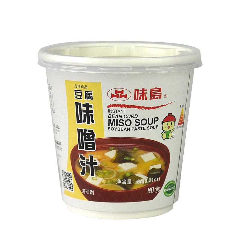 味岛即食汤杯日式豆腐味噌6g/杯