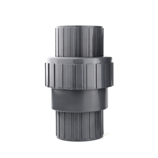 PVC水管止回阀 单向阀20 25 32 40 50 63 75 90 110 160逆止阀门