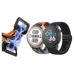 适用高驰PACE4手表COROS PACE3磁吸扣编织回环表带PACE2运动 APEX2/pro智能男生腕带女生表链非原装配件