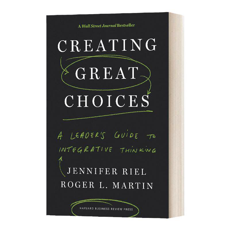 提供重要的选择 英文原版 Creating Great Choices 领导人综合思维指南 精装 英文版 进口英语原版书籍