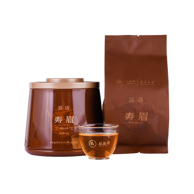 品品香简语2025年寿眉茶叶40g