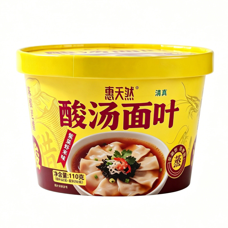 紫菜虾米味酸汤面叶非油炸大分量