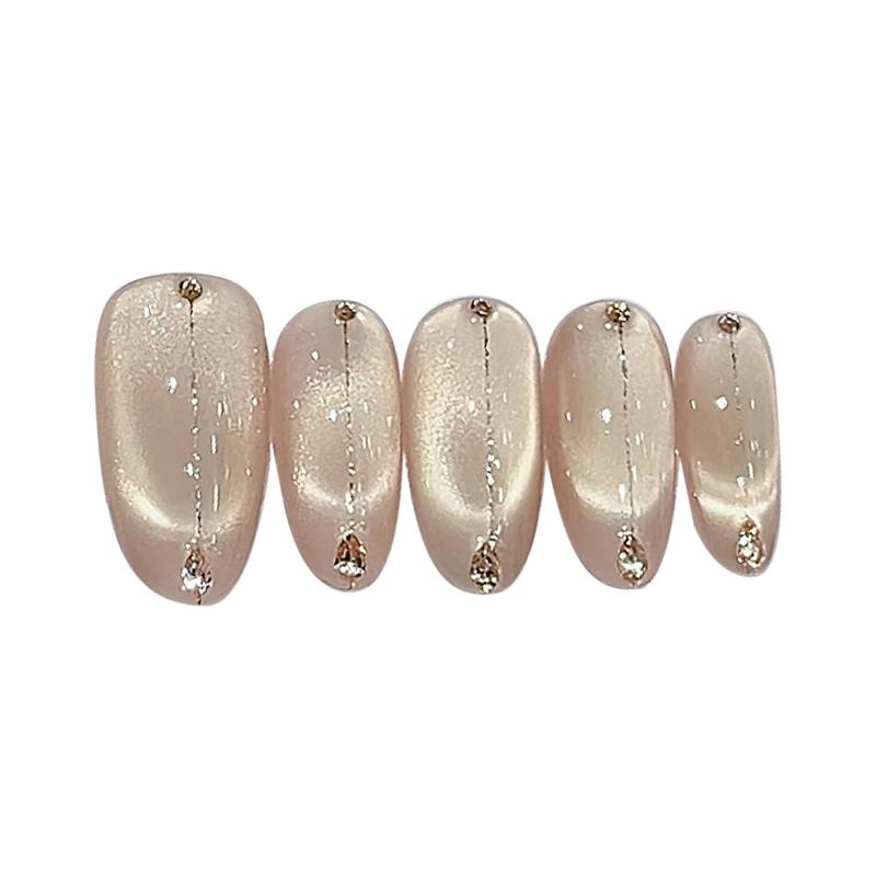 【Lilynail招财小金猫】手工穿戴甲2026新款春日美甲贴高级指甲贴