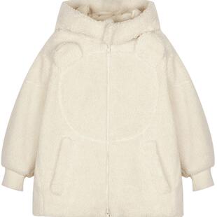 江南布衣童装短款仿皮草外套保暖可爱小熊冬男女童儿童jnbybyjnby