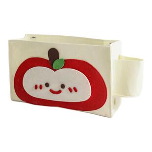 默默爱 毛毡床边挂袋宿舍收纳挂篮好物文具床头上铺床上收纳筐