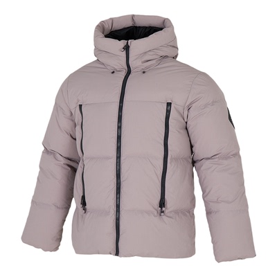 安德玛男款冬季新款羽绒服保暖轻盈连帽户外运动防风夹克外套