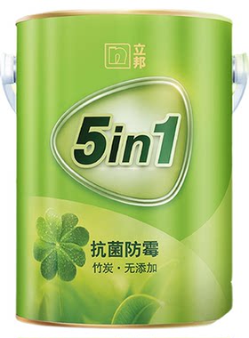 立邦竹炭防霉抗菌家用墙面乳胶漆