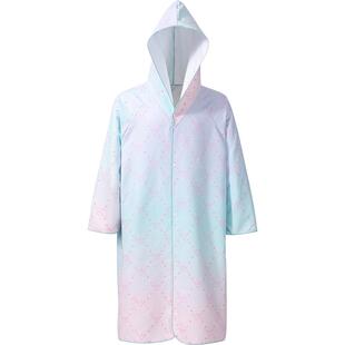 游泳浴袍女款速干浴巾可穿式斗篷成人男运动洗澡便携沙滩吸水毛巾