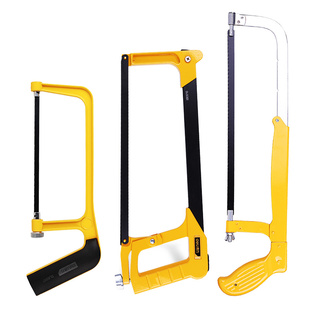 得力可调式小钢锯架金属手锯锯弓架家用铝合金手工木工钢锯弓子