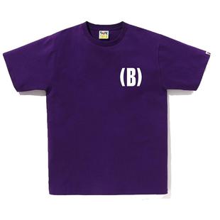 BAPE男装春夏字母印花图案纯色短袖T恤110059K