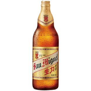 SanMiguel生力啤酒640ml*12瓶 精酿啤酒1×12瓶 啤酒经典啤酒整箱