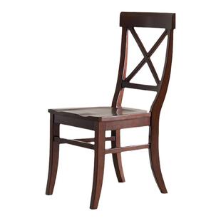 和年美家美式乡村全实木白蜡木餐椅餐厅高靠背椅椅子书桌椅叉背椅