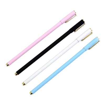 刻字定制麦光盖帽书写金属中性笔