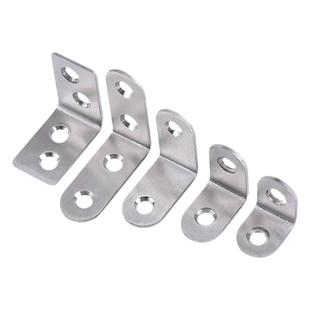 不锈钢角码90度直角加厚直片固定铝型材三角铁支架家具橱柜连接件