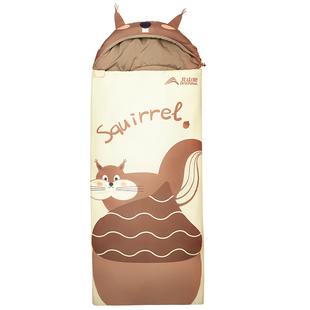 北山狼儿童睡袋户外露营四季通用款学生宿舍学校午睡午休被子两用