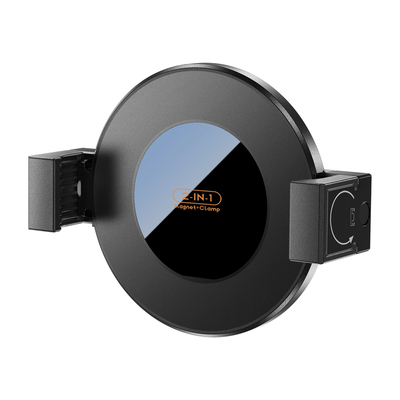 MagSafe磁吸手机背夹二合一2025新款多功能车载导航健身房落地支架通用支撑360度旋转17mm通用球头底座配件