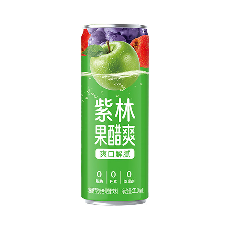 紫林果醋爽复合发酵非气泡饮料