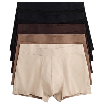 HM春季男装5件装Lycra®平角短内裤1070268