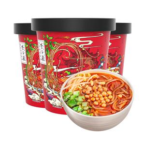 李子柒酸辣粉6桶装速食正宗重庆红薯粉丝非油炸手工湿粉免煮冲泡