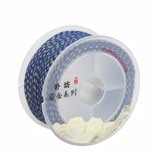 朴坊鎏金可烧包芯棉线加金凤眼星月金刚菩提百香籽手持串文玩线绳