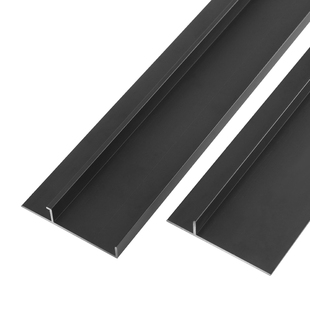 铝合金内嵌踢脚线暗装隐形极窄地角线木饰面嵌入式护墙板地脚线