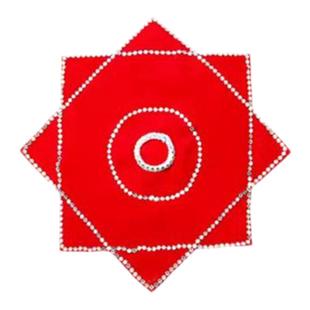 手绢花东北秧歌成人专业考级专用加厚麻纱中国舞二人转跳舞红手帕