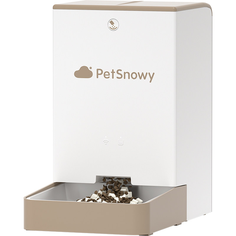 PetSnowy糯雪自动喂食器猫咪定时智能宠物猫粮狗粮投喂机远程控制