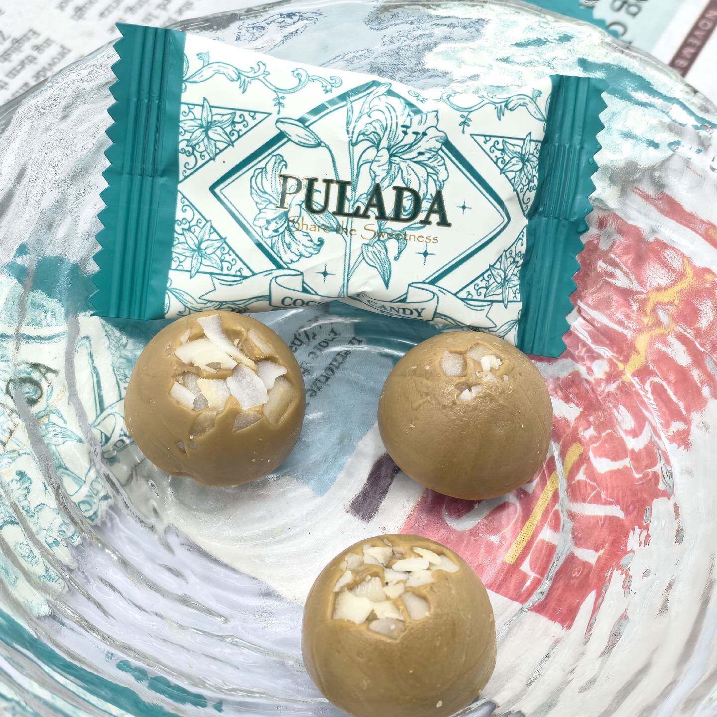 英国PULADA朴拉达生椰香椰奶脆高端结婚喜糖椰子硬糖果散装零食